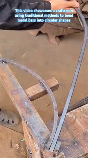 Manual Metal Bending • #MetalWorking• #IndustrialManufacturing• #Engineering• #Fabrication•