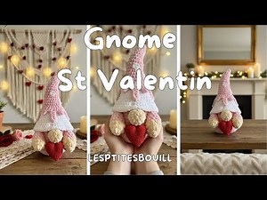 Crochet Tutorial: The Cutest Valentine's Day Gnome (Quick & Easy) 💖