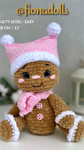@lovelycrochetcal.xmas on Instagram: "#gingerbread #gingerbreadman #freepattern #christmasiscoming #christmaspresents #christmasdecor #freecal #freechristmasgifts #crochetamigurumi #crochetpatternfree"