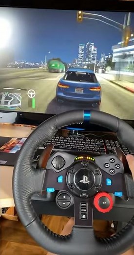 2020 Audi RS6 - GTA V Gameplay (Steering Wheel)Logitech G29