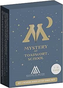 Replay-able Wizarding Murder Mystery Dinner Party Game for 4-20 Adults - Host Your Own Dinner Party Game Night - Witches & Wizards Theme - Wizarding World Fancy Dress Dinner Party