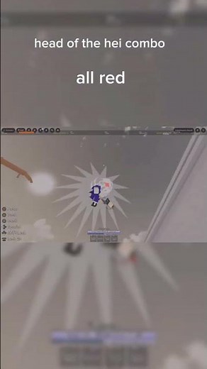 head of the hei combo all red #jjs #roblox #jjkgame #jjk