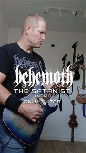 Behemoth - The Satanist, only guitar #shorts #behemoth #music #metal #guitarcover #jamming #guitar