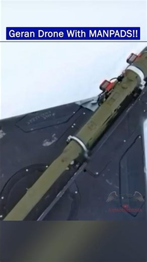 Russian Geran Drone Armed With MANPADS – A New Air-to-Air Threat