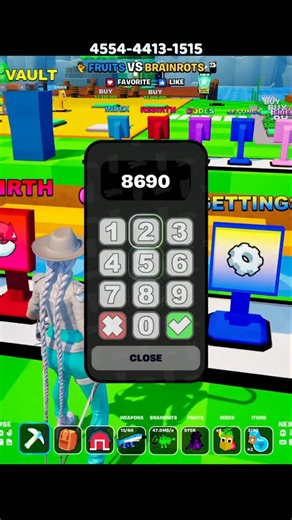 GOAT BRAINROT SECRET CODE IN FRUITS VS BRAINROTS 😳🔥