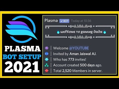 Setup Plasma Bot Discord | Invite Manager Not Working | Alternative of Invite Manager | 2021