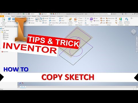 Inventor How To Copy Sketch