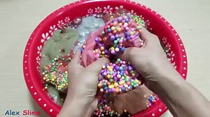 Mixing Old Slimes | Slimesmoothie | Satisfying Slime Video 2 ! Alex slime