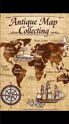 antique map collection 🗺 world map #map #geography #facts