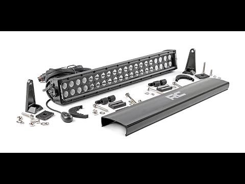 Rough Country 20 inch light bar install