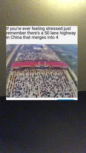 50 Lane Highway in China
