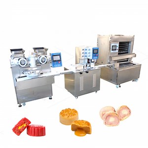 [Hot Item] Multifunction Automatic Mooncake Biscuits Making Stamping Machine Ice-Cream Mochi Machine Maamoul Extrusion Machine