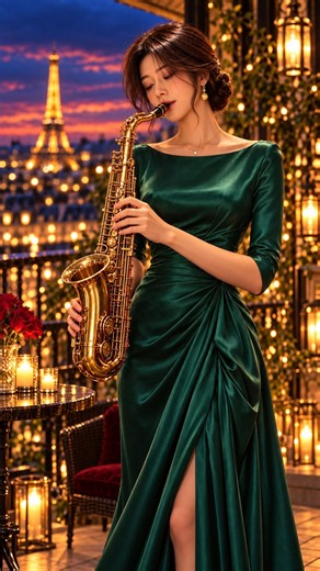 This Saxophone Feels Like a Quiet Night in Paris 🌙 | Smooth Jazz for Relaxing & Unwinding #cafejazz