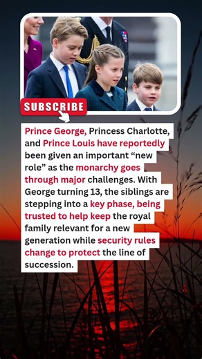 2 MIN AGO: Prince George, Charlotte & Louis Given Crucial New Royal Roles Amid Major Shift