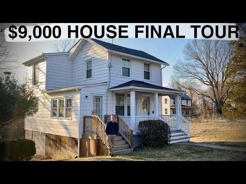 $9,000 HOUSE - FINAL TOUR // 6 YEAR Renovation! - Ep. 79