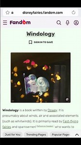 Making the Pixie Hollow Windology Book