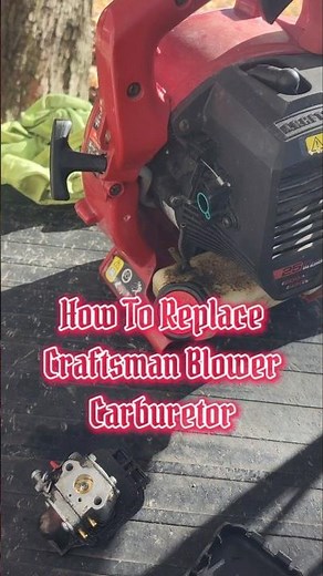 How To Replace Craftsman Blower Carburetor