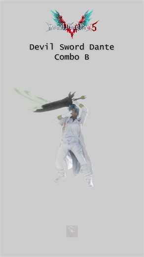Sparda vs Rebellion vs DSD - Combo B move comparison - Dmc5