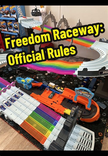 New here? This video explains how racing works at Freedom Raceway. Every car starts in its package. Only packaged cars can challenge the champion. One race decides everything. Five wins turns a champion into a legend. Watch the rules once—then enjoy the races. #FreedomRaceway #HotWheelsRacing #DiecastRacing #HotWheelsCommunity #ToyCarRacing