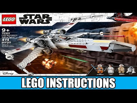 LEGO Instructions – Luke Skywalker’s X wing Fighter – 75301 LEGO STAR WARS
