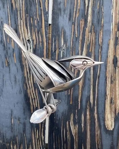 9.5M views · 66 reactions | Artist Matt Wilson turns reclaimed scrap metal into stunning animal sculptures   Video credit Airtight Artwork | Yahoo Philippines | Facebook