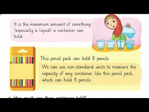 Math for Kids 5+ | Lecture 22: Capacity | For Students