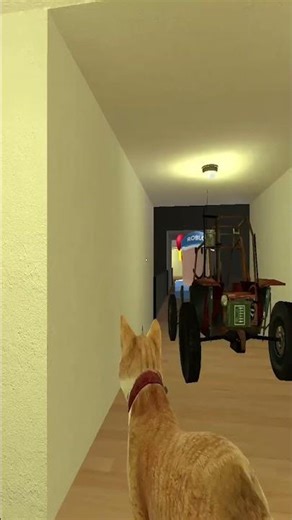 Roblox Noob Tries To Block My Cat In The Hallway 😼🧱