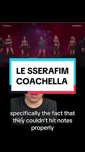 LE SSERAFIM Coachella Vocal Criticism