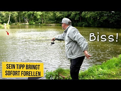 Von 0 auf 100 am Forellenteich. Diese Montage funktioniert sofort ! Angelparadies Burgdorf