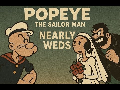 Popeye the Sailor Man | Nearlyweds | Classic Cartoon Episode in Full HD