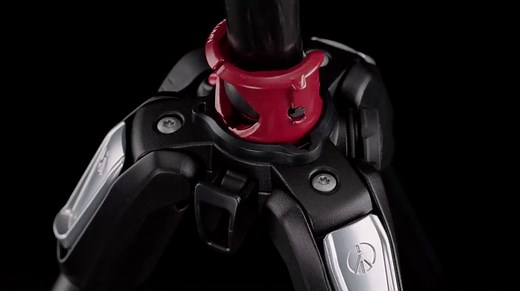 Manfrotto 055 Carbon Fiber 4-Section Tripod with Horizontal Column (MT055CXPRO4),Black