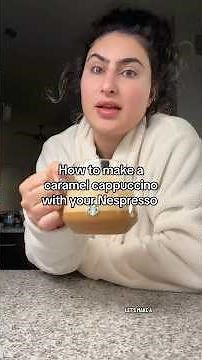 How to make a caramel cappuccino with your Nespresso machine