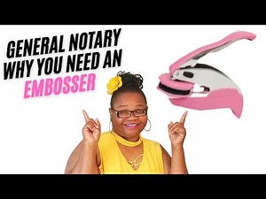 General Notary Embosser why you need it. GNW Notary training=notaryeducatorsllc.com
