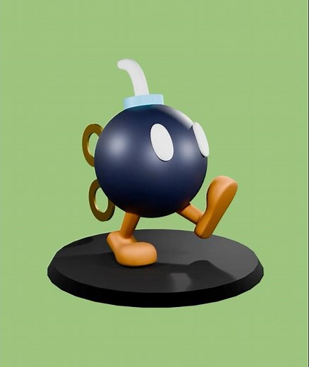 Bomb-Omb - 3D Model Turntable + Download