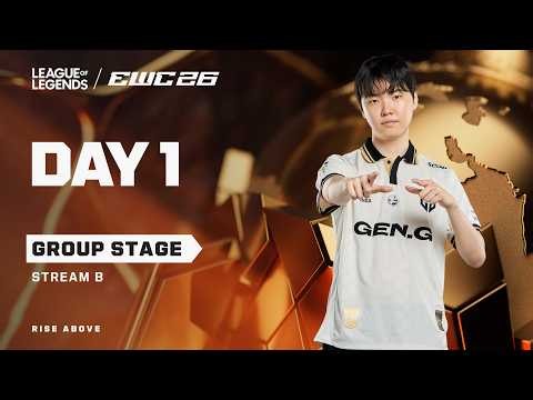 League of Legends at EWC 26 - Day 1 - Group Stage - Stream B