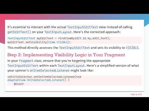 How to Ensure TextInputLayout Toggles Visibility Correctly in Android