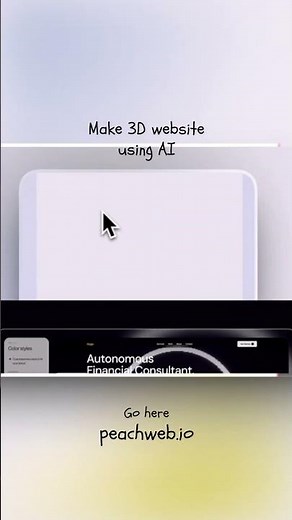 Create 3D Scroll Website using AI #ai #aiwebsite #websitebuilders