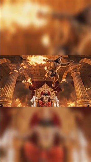 “Jab Hanuman Ji ne Lanka Jala Di 🔥 | Bhakti, Shakti aur Parakram”#shorts