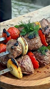 Grilled Lamb Heart🔥 | Village Cooking Sounds 🔪 #lambheart #grilledmeat #foodasmr #shorts #asmr