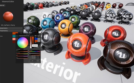 [UE5] 实现运行时材质编辑器 Runtime Material Editor