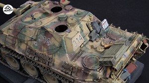 MENG 1/35 二战德军 猎豹坦克歼击车G1 猫&狗 场景模型-part.3 by CW Modelling
