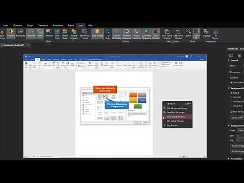 How to Work with Active Window Feature - ActivePresenter 8