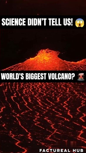 World's BIGGEST Volcano Was Hiding Underwater This Whole Time 🌋🤯 | #volcano #history #facts
