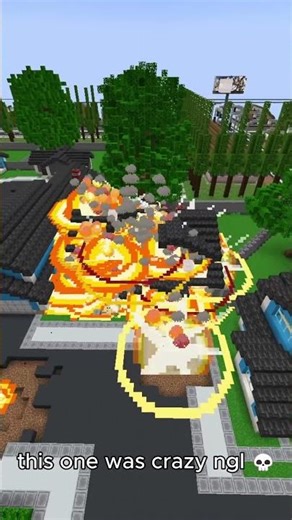 Tnt vs house! What should i explode on the next one? #minecraft #minecraftshorts #minecraftmemes