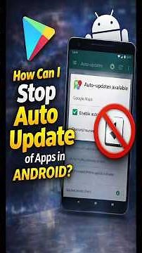 How to Stop Automatic App Updates on Android | How Can | Turn Off Auto Updates Easily #autoupdate