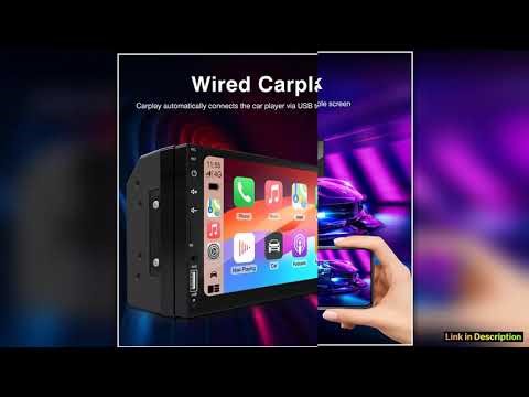 7Inch Carplay Android Auto Player IPS Touch Screen HD Automotive Multimedia Car MP5 Player USB FM B