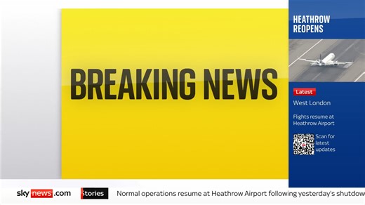 BREAKING: The National Grid have issued a statement saying they are 'deeply sorry' for the disruption to Heathrow Airport, after the fire that broke out at the North Hyde substation Live updates ➡️ https://trib.al/NrhZRb6 📺 Sky 501, Virgin 602, Freeview 233 and YouTube | Sky News