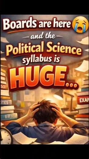 👉 ISC CLASS -12thPolitical Science syllabus = stress 😭 but we got this 💯