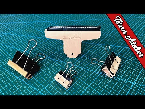 Making Bulldog Clips for Leather Work