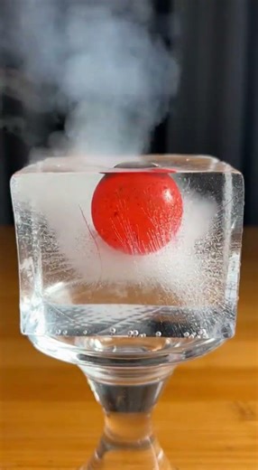 100cc Red Hot Ball Vs Ice Watch the Epic Freeze Melt Battle #redhotball #science #experiment